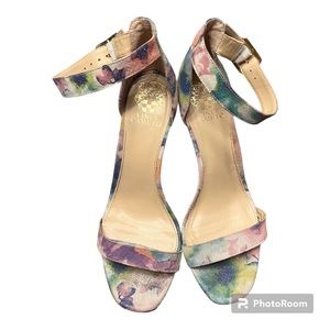 Vince Camuto Watercolor Block Heel Size 9.5